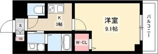 アルカンシェル名駅の物件間取画像